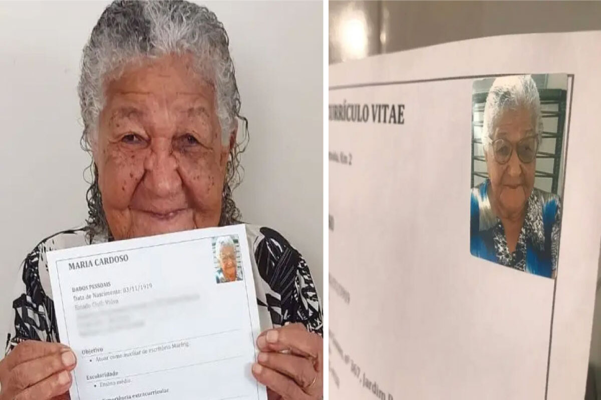 Vovó de 101 anos implora por emprego e manda currículo